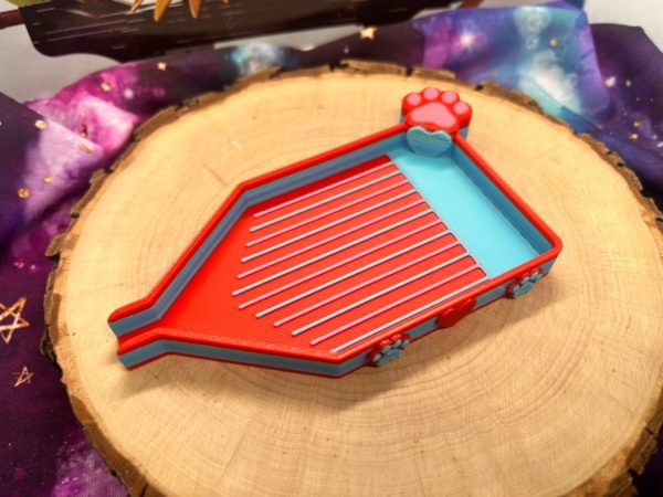 Kleines Schiff Katzi Rot Blau