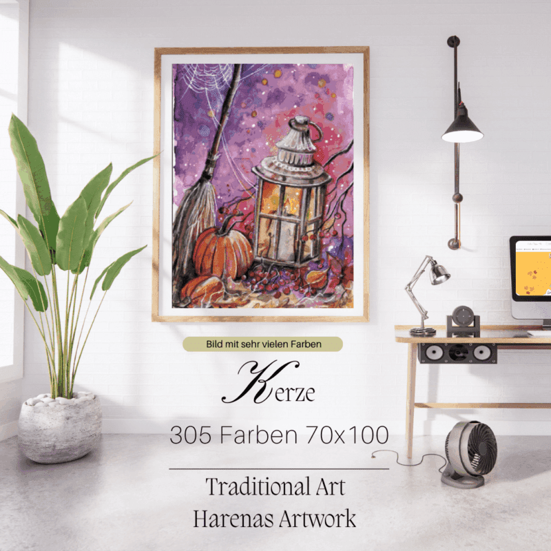Kerze by Harenas Artwork 70x100 305 Farben