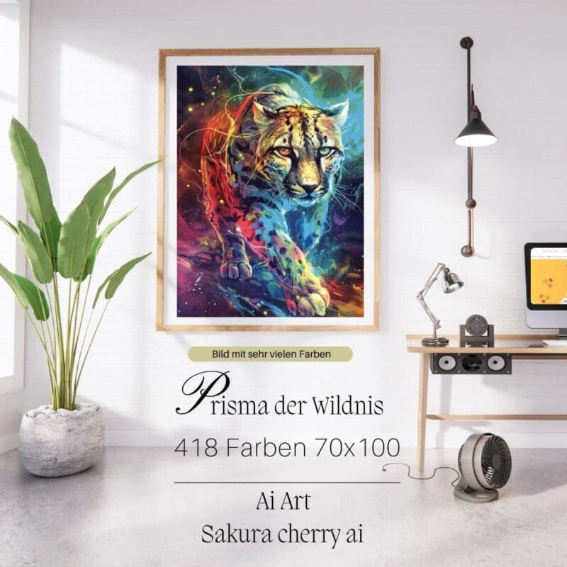 Prisma der Wildnis by Sakura.Cherry ai 70x100 418 Farben | Ai Art