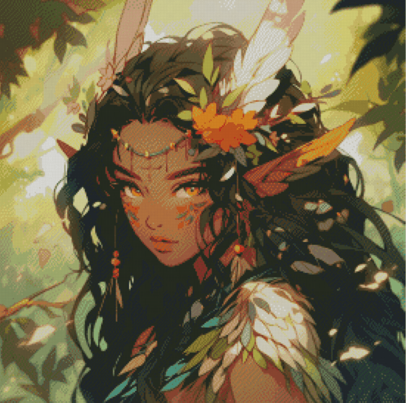 Sakura.ai Meniua 50x50 56 Farben | Ai Art