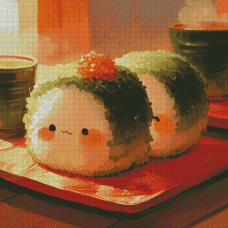 Sakura.ai Sushi 2 50x50 56 Farben | Ai Art