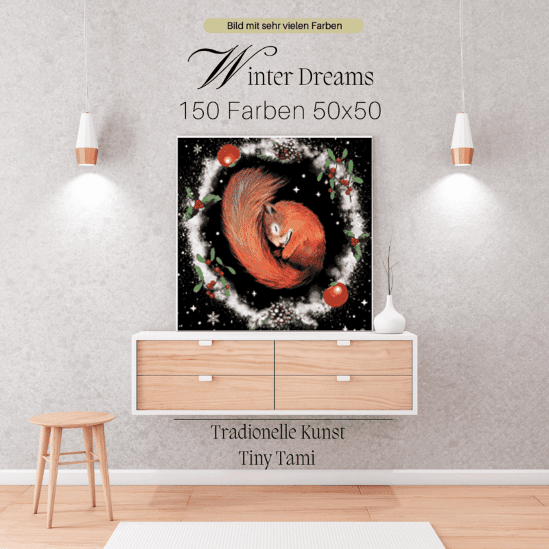 Winter Dreams by Tiny Tami 50x50 150 Farben