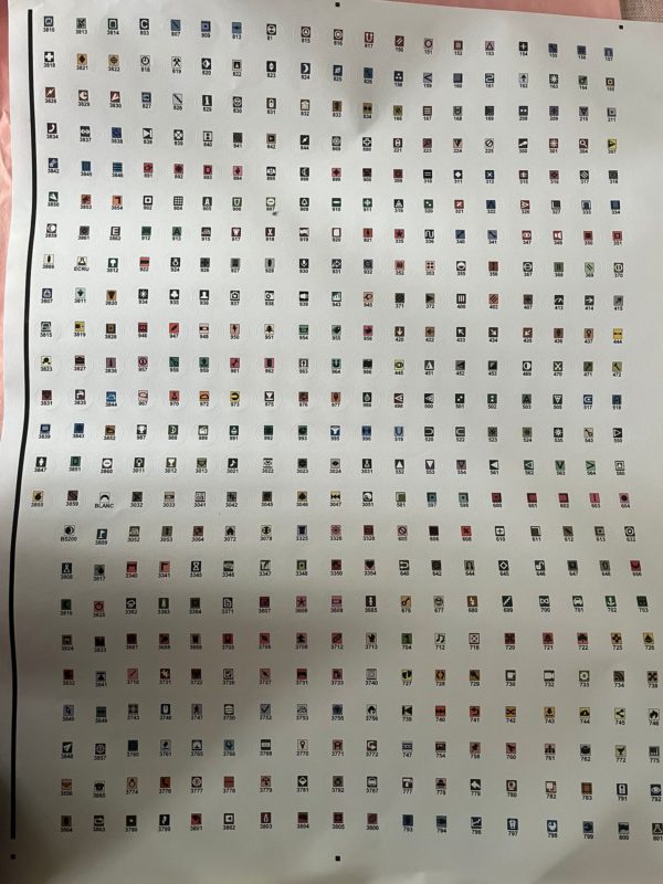 Stickerbogen // Bilder mit vielen Farben // 447 Farben – Bild 2