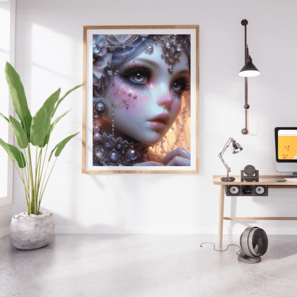 The Ethereal Jewel of Twilight by Lexxy 80x100 148 Farben | Ai Art – Bild 2