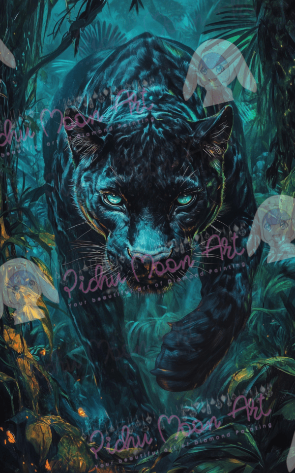 Jungle Phantom by Salzkatze.ai 50x80 52 Farben | Ai Art