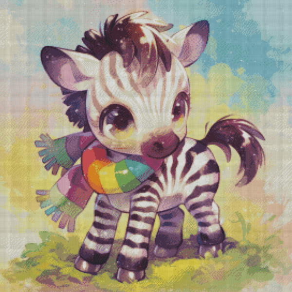 Stripey Prism by Shalajarias 50x50 56 Farben