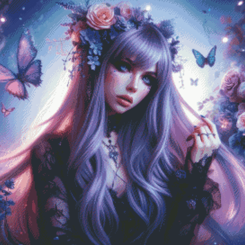 Midnight Enchantress by Lexxy ai 50x50 56 Farben