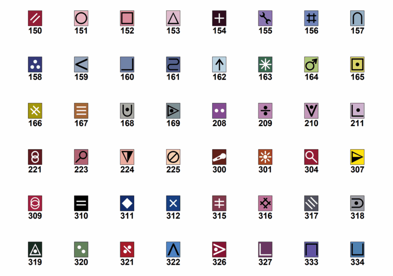 PDF Stickerlegende