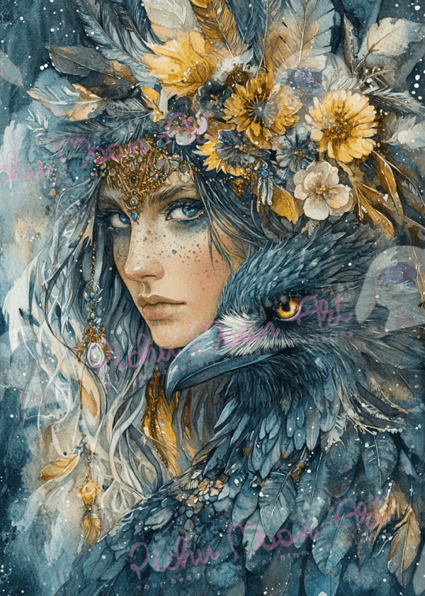 Freydis by Sakura.Cherry ai 50x70 200 Farben LAGER