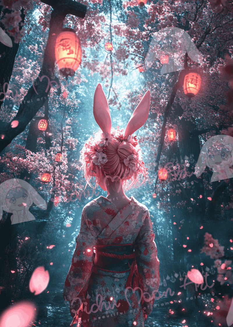Kokyora by Sakura.Cherry ai 50×70 97 Farben | Ai Art
