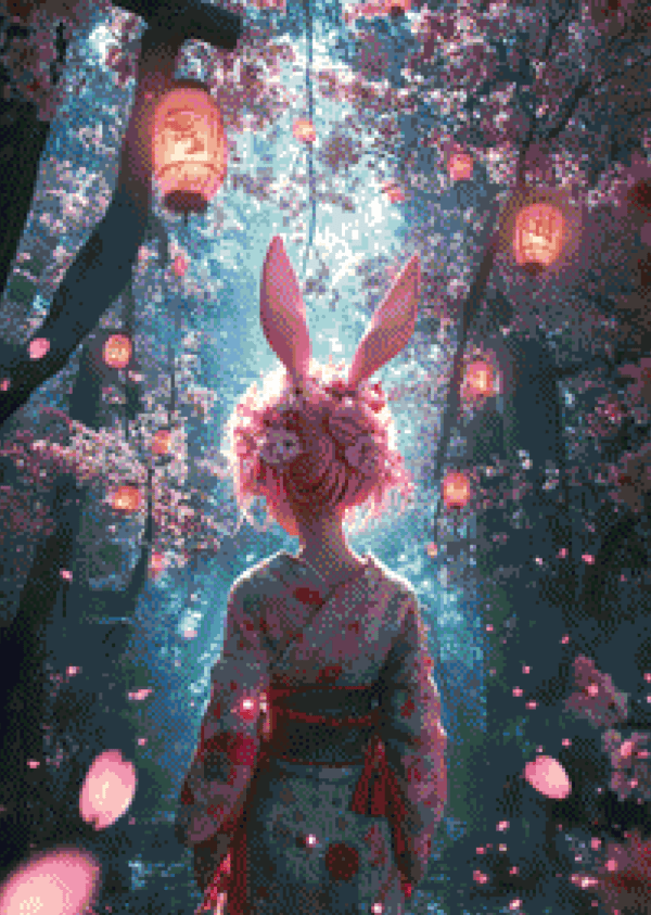 Kokyora by Sakura.Cherry ai 50×70 97 Farben | Ai Art
