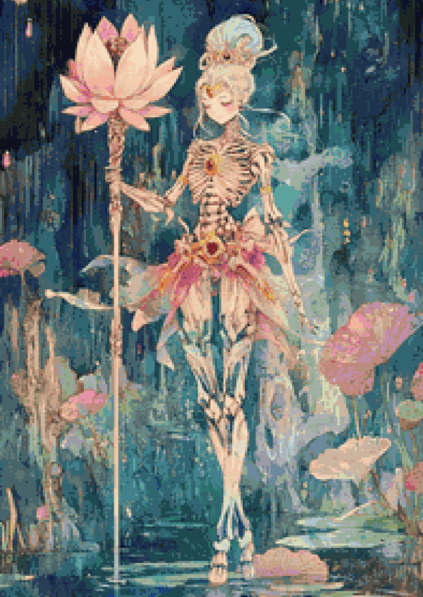 Tsukihana Sakura.Cherry ai 50×70 71 Farben | Ai Art
