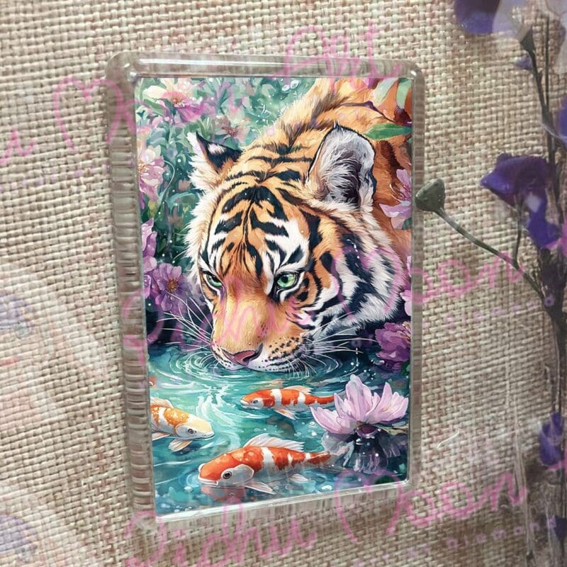 Magnet tigers transquil gaze