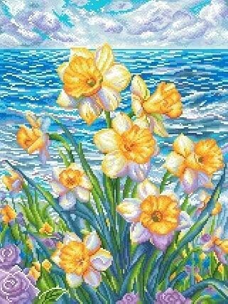 Daffodils by the Sea