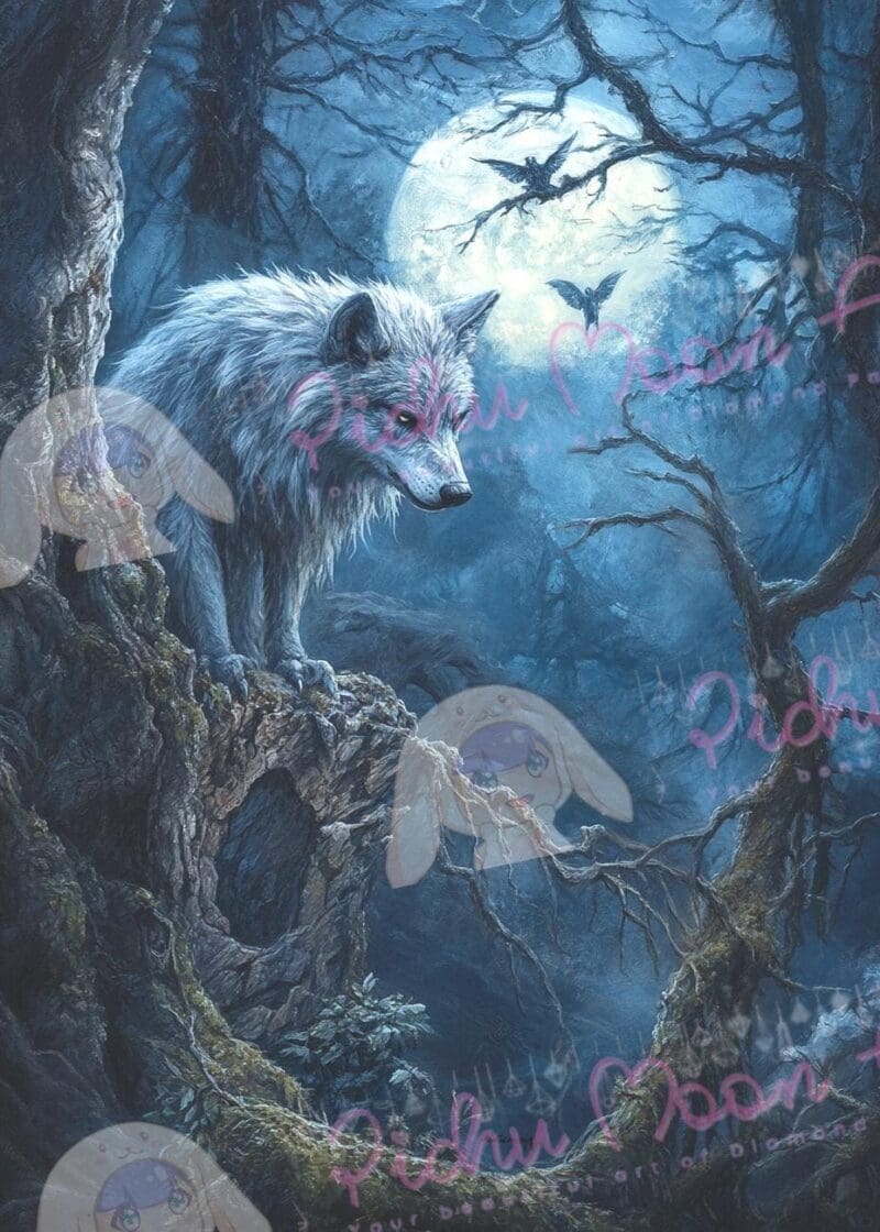 Silberwolf der Nacht