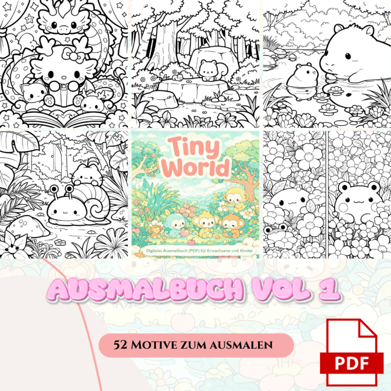 PDF Tiny World - Ausmalbuch vol. 1