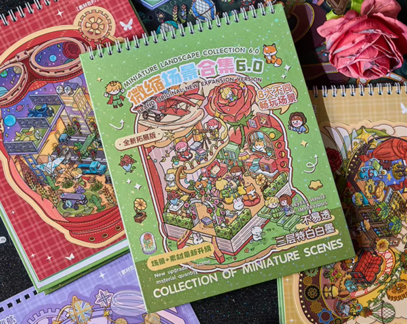 3D Scene Sticker Party