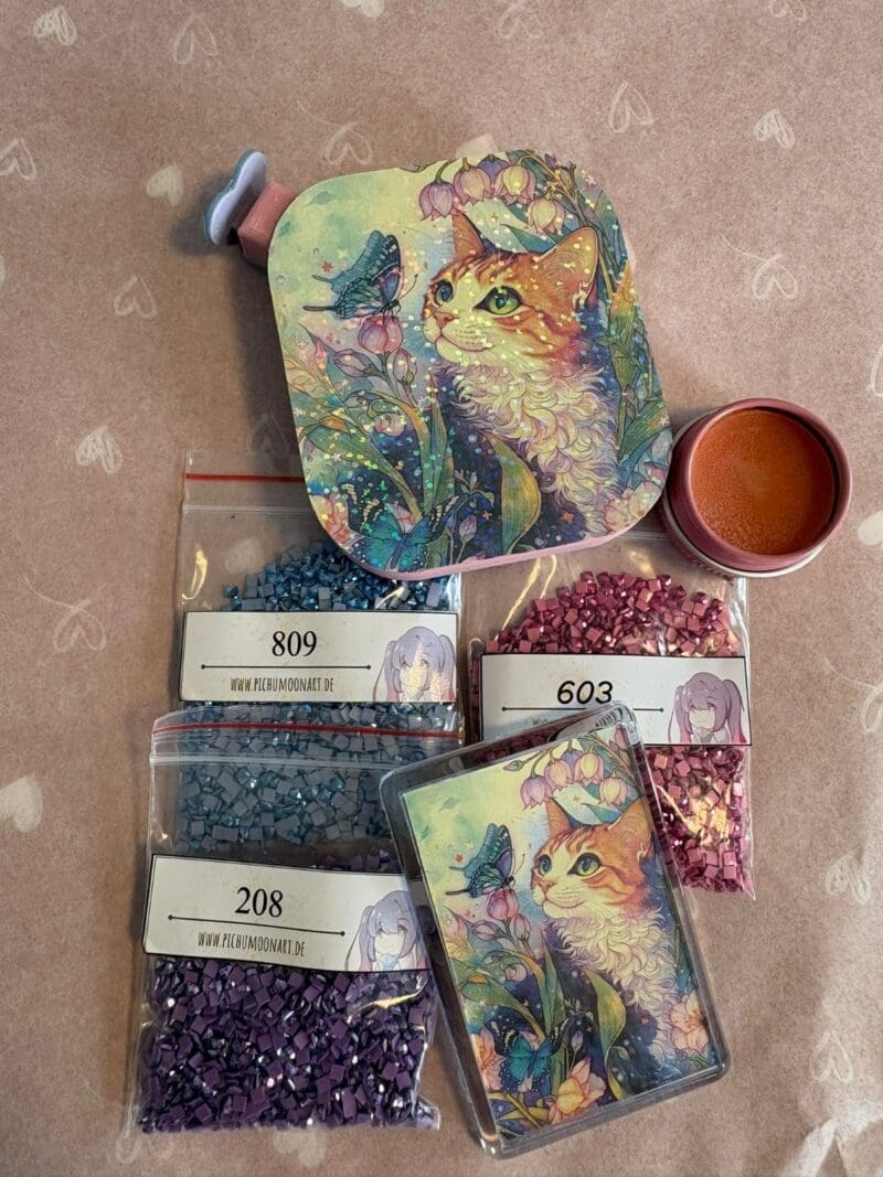 Startseite 36 Verzauberte Katze – Diamond Painting Set