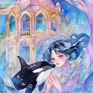 Paint & Match Girl & Animal 4